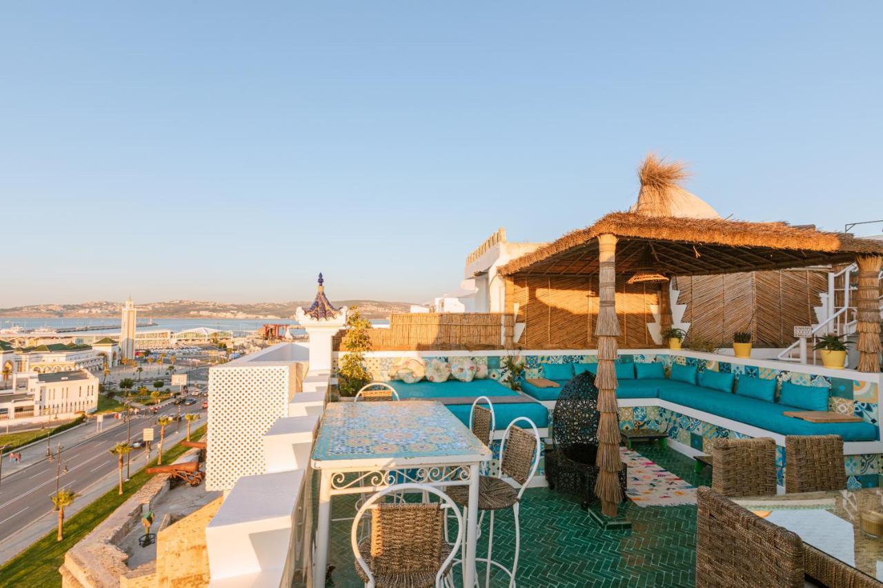 Riad Villa With Mediterranean Sea Views Of Spain And Gibraltar Tânger Exterior foto