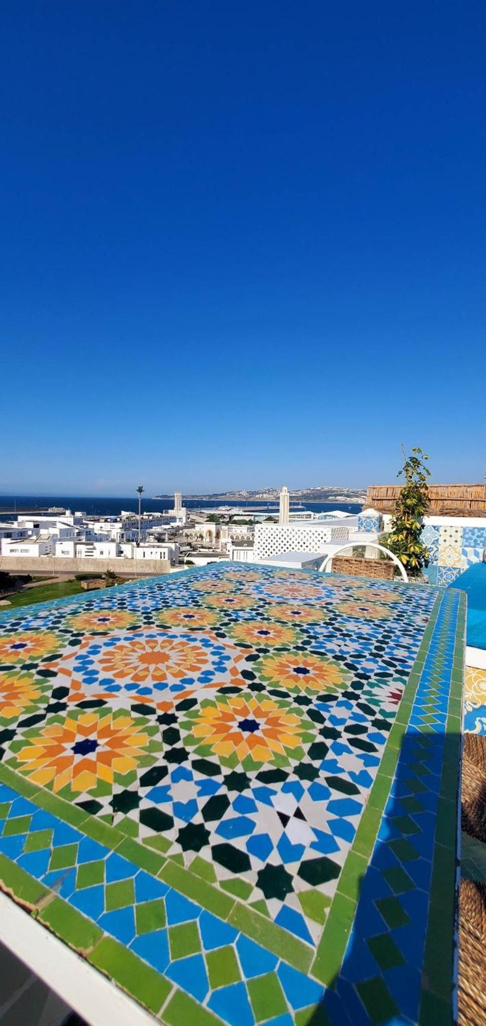 Riad Villa With Mediterranean Sea Views Of Spain And Gibraltar Tânger Exterior foto