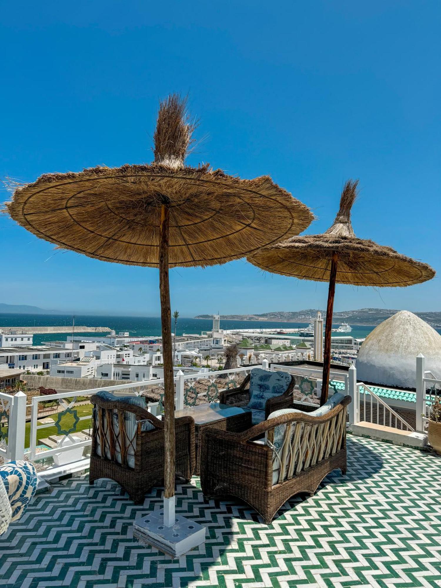 Riad Villa With Mediterranean Sea Views Of Spain And Gibraltar Tânger Exterior foto
